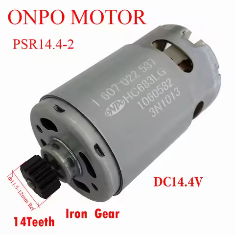 ONPO,14.4V 14Teeth DC Motor,HC683LG,1607022537 Can Be Used To Bosch PSR14,4-2 3601J18GD0 Cordless El