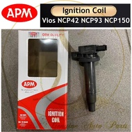 ( 100% ORIGINAL APM ) TOYOTA VIOS NCP42 VIOS NCP93 VIOS NCP150 IGNITION COIL 90919-02240 099700-2550