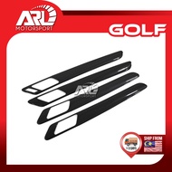 Volkswagen VW Golf MK6 Carbon Fiber Door Panel Lining Cover Trim Cover for Golf MK6 2008 - 2012 ARL 