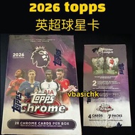 2026 topps chrome box 英超球星卡原盒