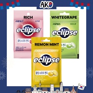 Korea [Eclipse] Cooling Soft Candy Chewy Mints (Green Grape/Lemon/Lychee) - Fresh Breath