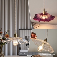 4 Styles Glass Flower Pendant Lights Restaurant Hotel Bar Hanging light Corridor Balcony Bedroom Del