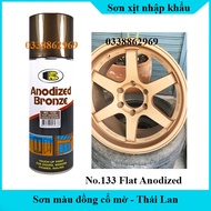 Sơn xịt Giả Cỗ ANODIZED BRONZE Bosny dung tích 400ml Thái sơn mâm xe sơn gỗ sơn kim loại sơn xe sơn