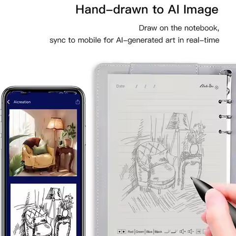 Syncify Digital Sketchbook, Bluetooth 5.0 Smart Pen & Notebook, Drawing, Writing, Note-Taking, Digit