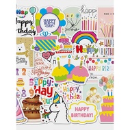 [Auspicious Props] Birthday Theme Stickers Cake Party Large Size Photo Atmosphere Decoration Sticker