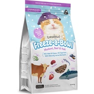 10% OFF: Loveabowl Freeze-A-Bowl Mackerel, Beef &amp; Hoki Grain-Free Freeze-Dried Raw Cat Food