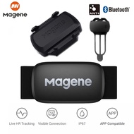 Magene S3 + Speed Cadence Sensor ANT Bluetooth Bike Heart Rate Sensor Computer Meter For Garmin iGPSPORT Bryton Zwift XOSS Dual For Bicycle