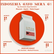 LITEN COFFEE - Indonesia Gayo Mera G1 - Medium Roast - Single Origin Espresso
