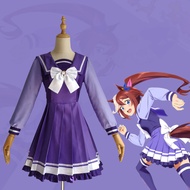 Horse Racing Girl cos Clothing Mu Bai McQueen cosplay Costume Female Trayson Academy Uniform School 