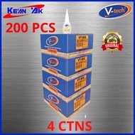[200PCS] Vtech Super Glue VT-802 502 / Strong Heavy Duty Elephant Gam 强力胶 502 Super Glue