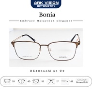 Bonia BE40366M 54 C2 - Brown & Gold Frames, Luxurious Charm