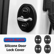 4PCS Universal Car Door Lock Shock Absorber Anti Rust Protect Cover Fit for BYD E3 E5 E7 Atto3 Seal