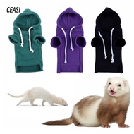 CEASI Pet Pullover, Fleece Pet Supplies Ferret Hoodie, Durable Soft Comfortable Winter Warmer Jumper