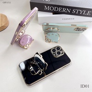 LOKAL OPPO F11 F9 F7 F5 F1S Pro Youth For Local Stock Mirror Paint Bracket Phone Case Hp Casing Kesi