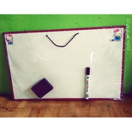PAPAN TULIS ANAK uk 30x40 white board wwhiteboard white cartoon character learning whiteboard