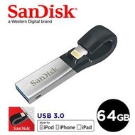 SanDisk iXpand V2 64G  64GB OTG 雙用隨身碟 IOS iPhone 6 6S 6S+ SE