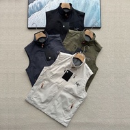 ARCTERYX 25ss春夏季新款男士立領軟殼防風防水刺繡馬甲背心 Vest