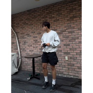 August August August August August |Men's and women's boxy shorts with 2-layer parachute fabric abov