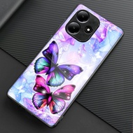 HP Glitter Glass Softcase For ITEL A70 - ITEL A70 Mobile Phone Protector - Casing ITEL A70 -A07hp