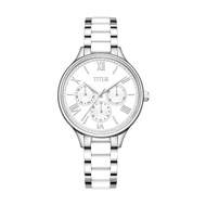 Solvil et Titus Women's Quartz Analogue Watch in White Dial and Stainless Steel Bracelet W06-03149-001