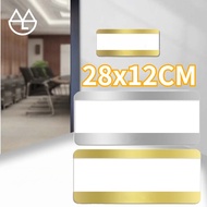 LOKAL Office Room Name Plate Sliding Name Plate Acrylic Wall Name Plate Universal Room Door Name Pla