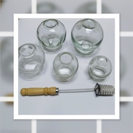 Ventosa Glass Cupping Massage 1set (6N1)