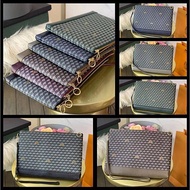 FLP Handbag Genuine Leather Handmade Clutch Bag Crow's Scale Pattern Classic Storage Large Document 