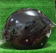 HELM MVS RTECH HELM HALF FACE MVSTAR WINDTAIL CARBON RSV