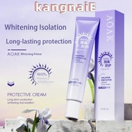 KANGNAI Sun Protection Cream, Moisturizing Brighten Isolation Protection Cream,  Invisible Pore Conc
