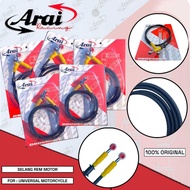Rear brake hose 77cm black fiber ARAI RACING disc hose pnp variation jupiter f1zr supra fu ninja vix