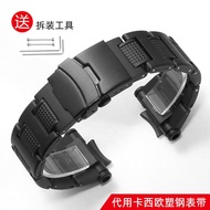 Casio Watch Strap g-shock Hollow Series GW-A1100 GW4000 GA1000 Black Plastic Steel Strap