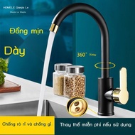 [HOT HIT] Qianjiale all-copper HOT and cold water faucet stainless steel kitchen sink