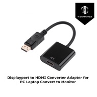 Displayport to HDMI Converter Adapter for PC Laptop Convert to Monitor