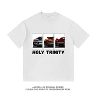 McLaren P1 Porsche 918 Tri-Fantasy Supercar Modified Car Printed 100% Cotton Casual Sports Car Fans 