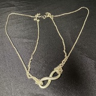 TIFFANY Infinity Necklace 銀色無限符號項鍊