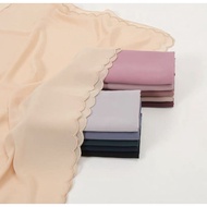 Bawal Sulam Tudung Bawal Cotton Premium Plain Cotton Voile Bidang 45  Borong Murah Hijab Scarf