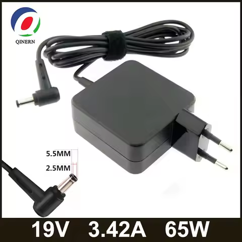 19V 3.42A 5.5x2.5mm 65W AC Laptop Adapter Charger for Asus X401A X550C A450C Y481 X501LA X551C V85 A