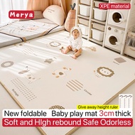 Baby PlayMat 3cm thick household odorless XPE whole foam carpet Double sided pattern 宝宝爬行垫