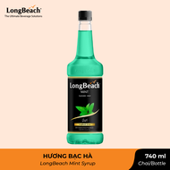 Siro Cô Đặc Hương Bạc Hà (Nhãn Hiệu LongBeach) 740ml
