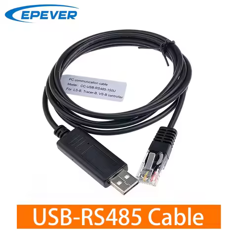 EPEVER USB to RS485 PC Communication Cable ABS Solar Controller PC Communication Cable CC-USB-RS485-