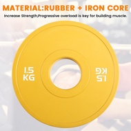 Gym Micro-Type Plates Dumbbell Weight Plate Rubber Fractional Weight Plates Add-on Aperture 50.4mm-r