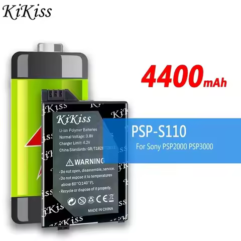 Powerful 4400mAh Psp Battery for Sony PSP2000 PSP3000 For PSP S110 Gamepad