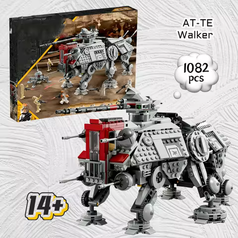 Hot Toys 1082pcs Star Interstellar Conflict All Terrain Tactical Actuator ATTE Walker Wars Building 