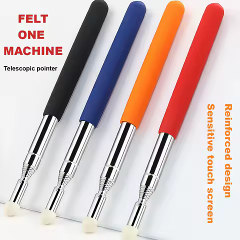 1PC Blackboard School Teaching Stick Class Command Stick Retractable Teacher's Special Pointer White