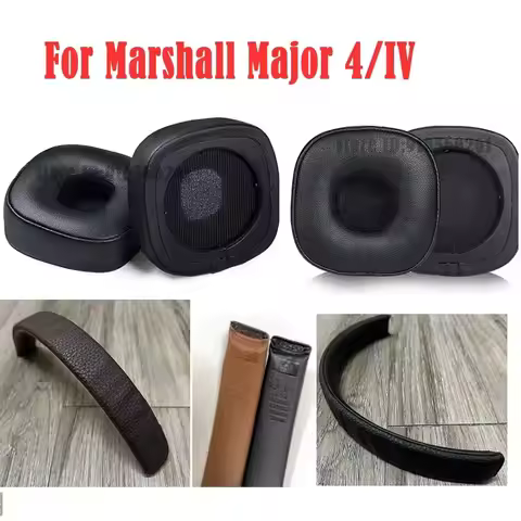 1Pair Replacement Ear Pads Cushions Earpads Earmuffs Repair Parts For Marshall Major IV 4 Wireless O