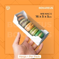 Macaron Box Macaroon Packaging/ Cookie Box Carton Box | WB MAC5