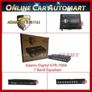 Adams Digital 7 Band Equalizer Preamp Built in 4 Channel Amplifier GTR-700A