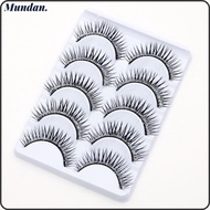 MUNDAN Diamond Manga Lashes Handmade Fuffy Lashes Glitter Women Beauty Thick Long Eye Lashes