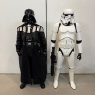 Star War Darth Vader Stormtrooper Figure Toys 31inch 78cm 星球大戰 黑武士 白兵 大膠 模型 玩具 31吋 78cm 二手 中古