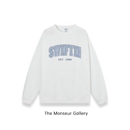 The Monseur Gallery Oversize Sweater SWIFTIE EST.1989 | White Sweater